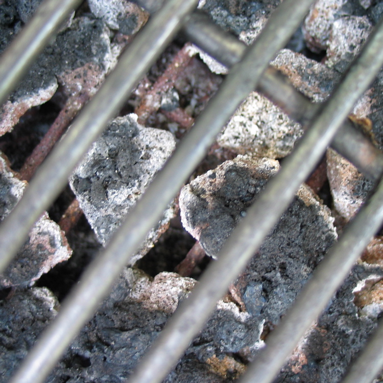 grill and coals